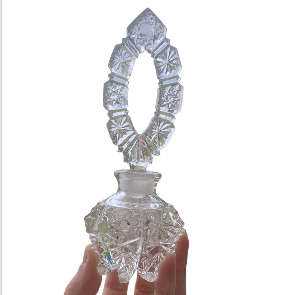 Starburst Glass Decanter